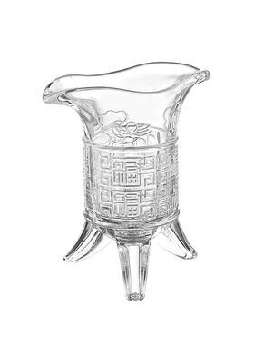玻璃仿古爵杯帝王杯分酒器复古酒壶酒杯套装喝酒杯子白酒古代酒樽