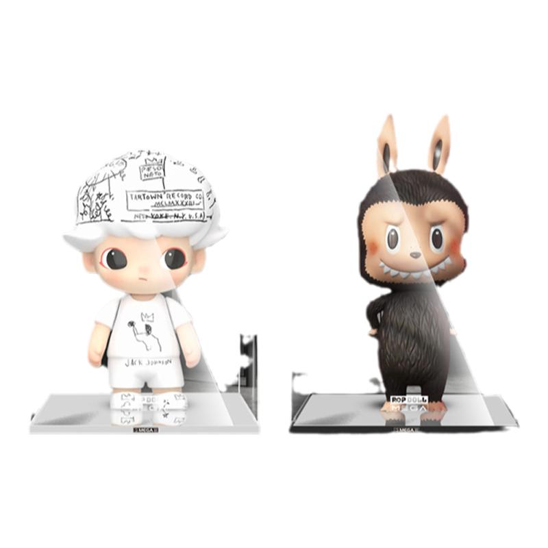 KGBOX用于泡泡玛特molly1000%LABUBU小雀斑拉布布亚克力展示盒