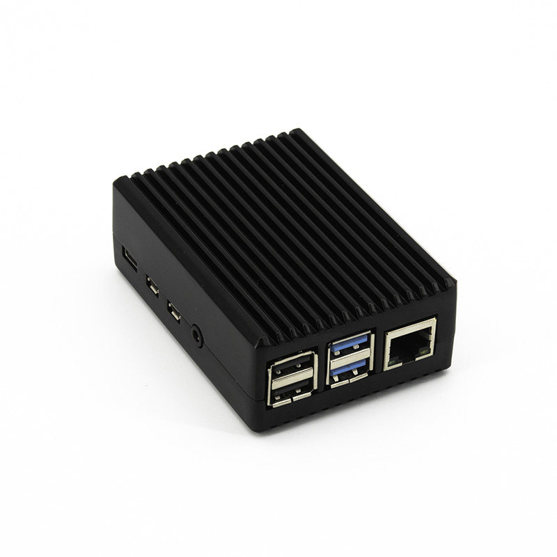 树莓派4b散热外壳 raspberry pi4 铝合金保护壳主板配件盒子套件