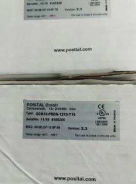 议价全新POSITAL编码器博思特POSITAL GmbH OCD58-PRON-1213-Y10