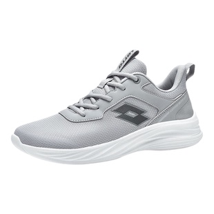 乐途LOTTO流行男鞋2025秋冬季新款休闲鞋网面鞋超轻软弹慢跑加绒