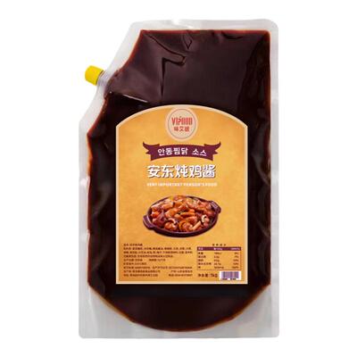 VIPOOD安东鸡酱料1kg大包装商用韩国安东炖鸡调味汁调料韩国美食