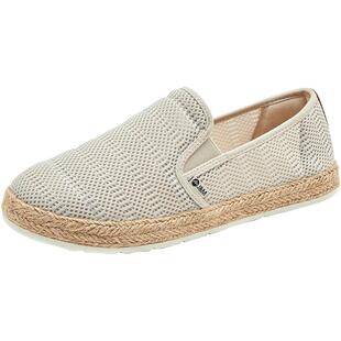 快乐玛丽渔夫鞋男2025夏季新款麻底编织懒人一脚蹬透气帆布单鞋男