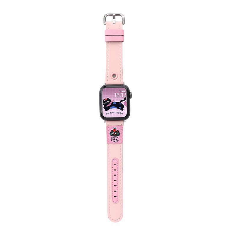 适用于iwatchs11漆皮手表表带