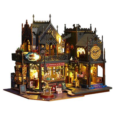 diy小屋霍洛魔城手工拼装模型