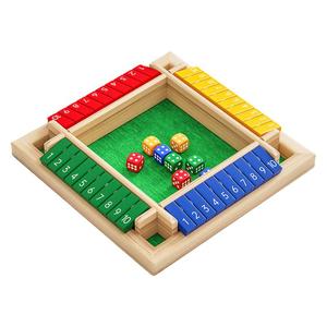 数字翻牌益智区材料幼儿园大班数学积木玩具61儿童桌游戏棋类4岁3