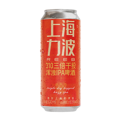 上海力波三倍干投浑浊IPA500ml罐