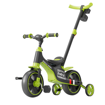 推把可转向儿童多功能三轮滑行车