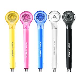 乐普升笔式原纸色修正带小学生专用高颜值女生便携可换替芯黑科技网红修正带隐形改正带乐普生笔形米黄涂改带