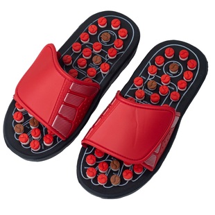 指压板按摩拖鞋穴位足疗鞋仿鹅卵石足底脚底室内凉拖鞋男女家用夏