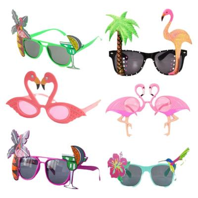 节日聚会沙滩派对火烈鸟酒杯眼镜