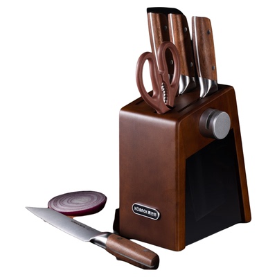 康巴赫刀具套装组合全套家用砍骨刀切片刀厨师刀水果刀剪刀套装