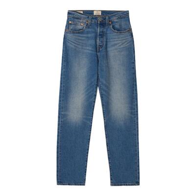 商场同款女士501高腰直筒牛仔裤