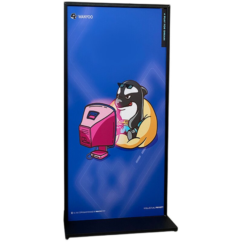 丽屏水牌商场广告双面门型展架