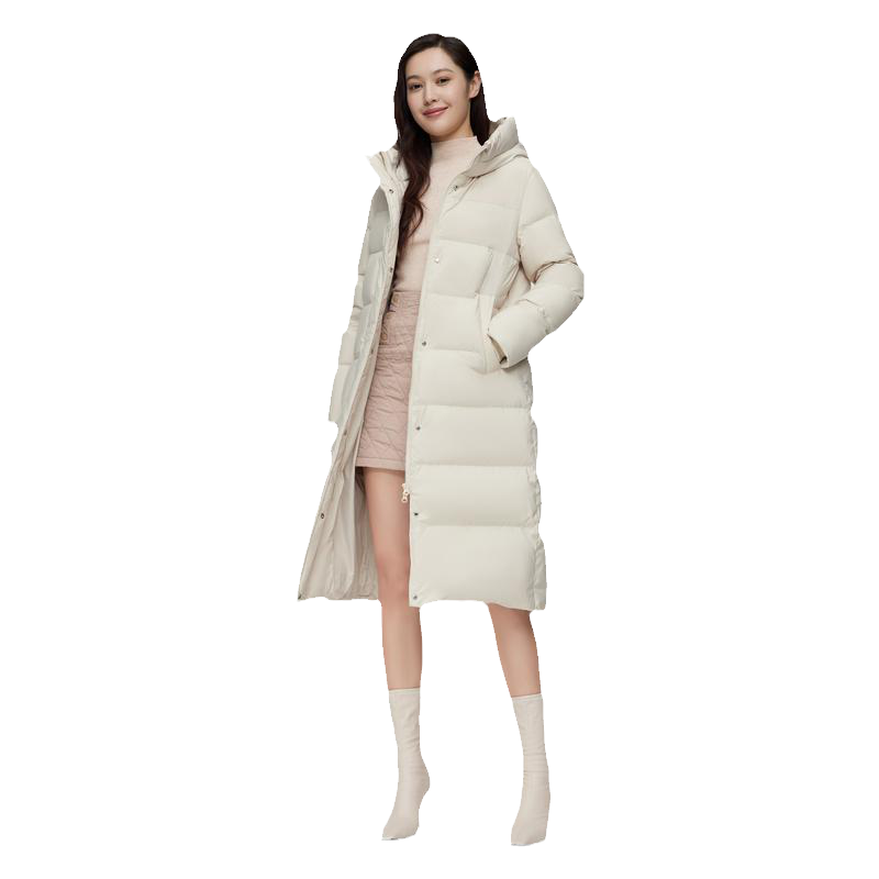 波司登便携短羽绒服轻薄V领内胆