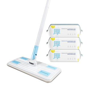 本上静电除尘纸拖把拖布懒人家用一次性拖把吸尘纸拖地神器湿巾