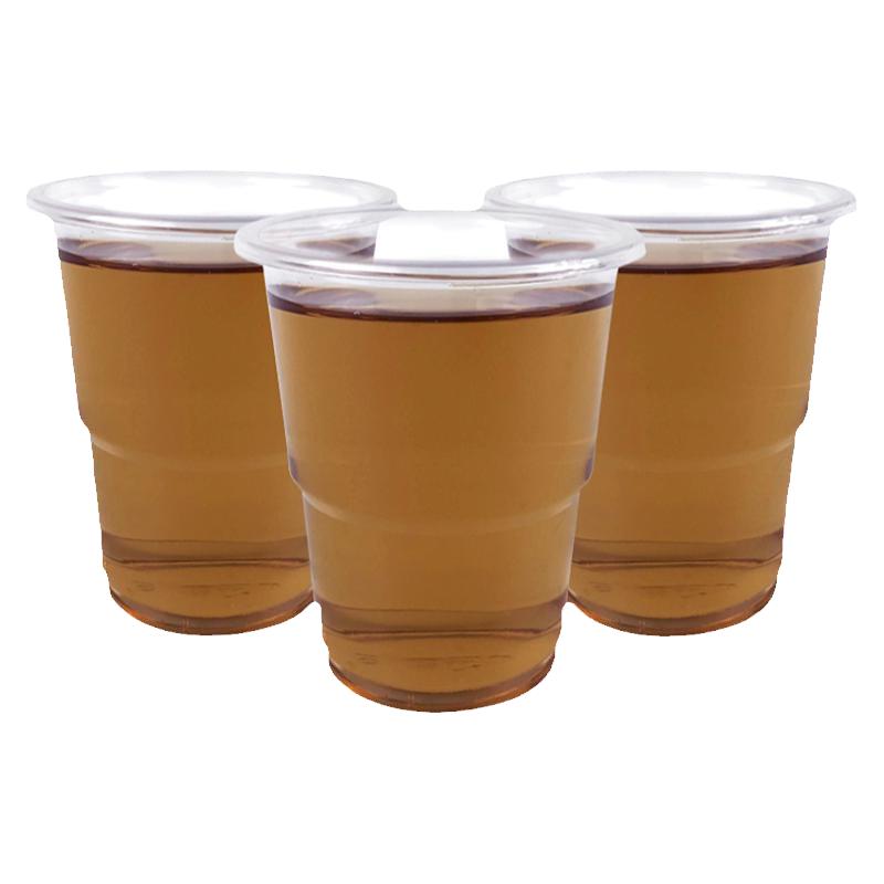 一次性杯子1000只塑料杯航空杯装家用透明杯茶杯加厚水杯商用口杯