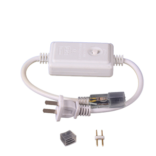 led5050/3528/两线灯带闪烁跑马控制器微控插头灯条用电源接头线