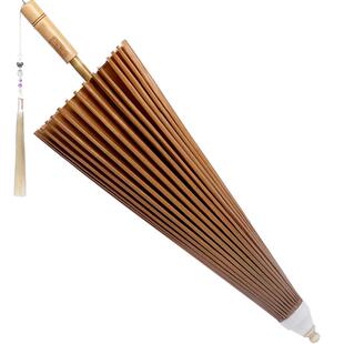 毕六福油纸伞晴雨两用古风道具防雨防晒国风舞蹈伞手工女汉服纯色