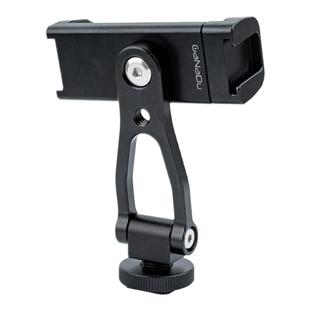 GaNaDu 金属手机夹横竖拍旋转多功能监视器同屏支架直播自拍单反相机摄影拍照三脚架万向冷热靴夹子云台配件