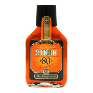 欧洲直邮Stroh斯特罗细腻朗姆酒100ml奥地利甜润醇厚口感浓郁高度