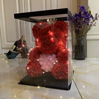 40 см Красный Держащий Сердце Корона Долина+Фонарь+подарочная коробка