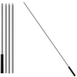 不锈钢拼接杆钩槐花采摘神器香椿钩子伸缩高空摘果杆拧节式割草杆