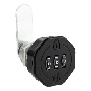 柜子门抽屉密码锁转舌锁通用信箱奶箱三位机械密码锁文件铁皮柜锁