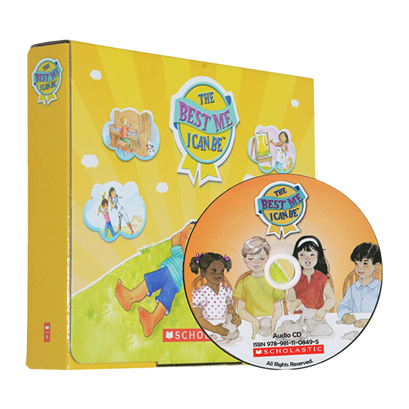 英文原版 The Best Me I Can Be Box Set 10 Books 学乐幼儿品格教育绘本10本附CD礼盒装 亲子共读启蒙图画书 英文版 进口英语书