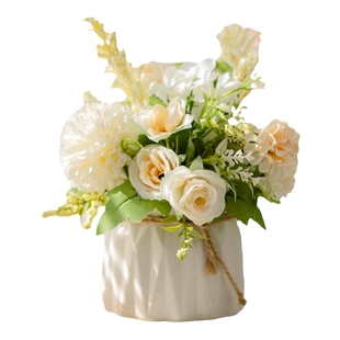 仿真花植物花艺小盆栽室内家居摆件设客厅办公桌装饰假花干花花束