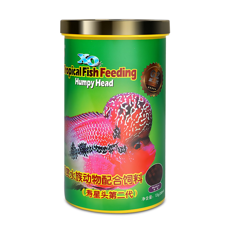 仟湖寿星头红瑞神爆头罗汉鱼饲料专用小型鱼热带鱼高蛋白鱼食鱼粮