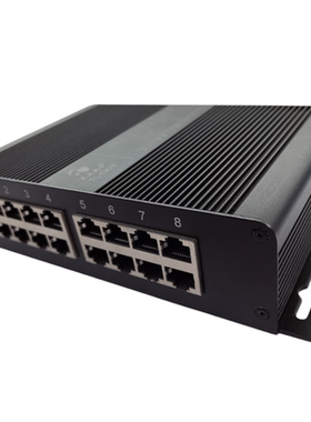 8口千兆rj45信号防雷器浪涌保护