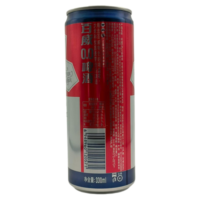 百威无醇啤酒330ml*24听罐装