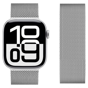 【史努比】美派适用苹果手表S10表带新款applewatchs11米兰尼斯10镭雕手表带秋季iwatchs9磁吸8金属7女款腕带