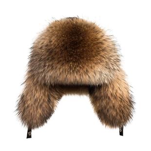 火车头雷锋帽男士冬季加厚户外防寒护耳帽狐狸毛狗皮帽东北棉帽子