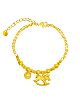 碎冰冰马上有钱本命年手链手饰女