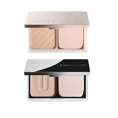 UNNY粉饼定妆补妆持妆干湿两用蜜粉散粉修饰肤色正品官方旗舰店女