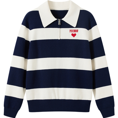 英氏男童毛衣2025秋冬新款