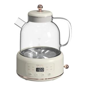 日本sdrnka全玻璃养生壶办公室小型煮茶器保温多功能家用烧水壶