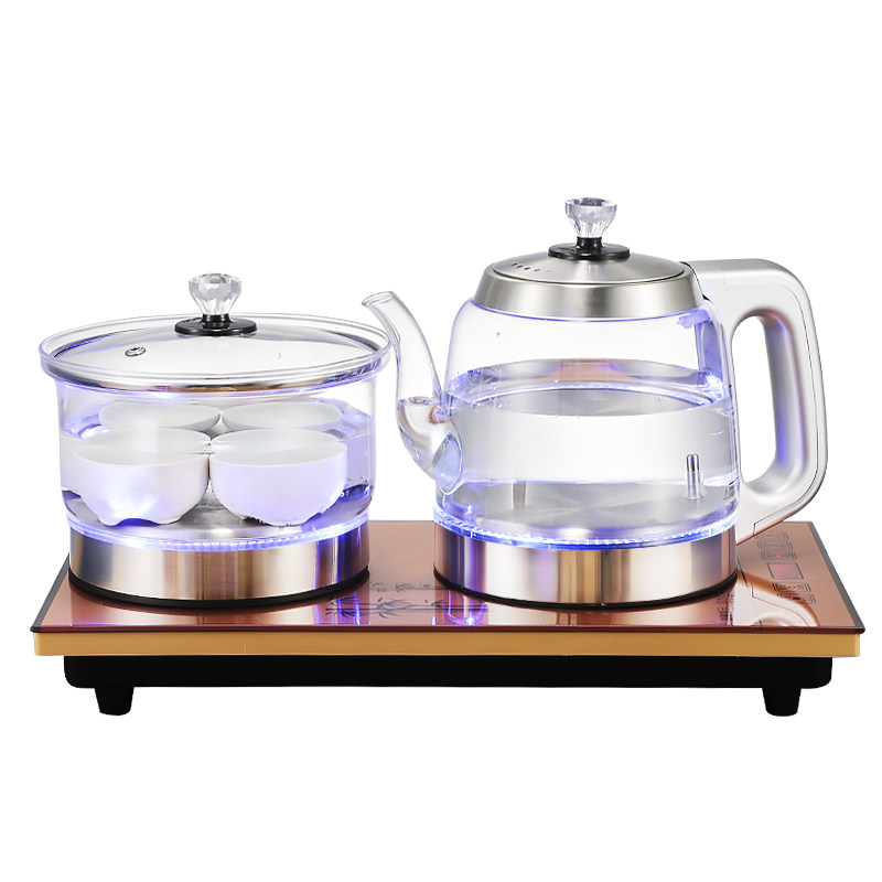 全自动手柄上水蒸煮茶壶茶盘烧水壶功夫泡茶具套装家用客厅电磁炉