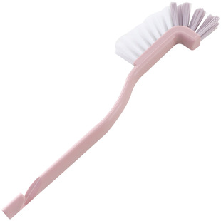 弯头刷子清洁刷家用厨房水槽多功能无死角凹槽杯子缝隙长柄清洗刷