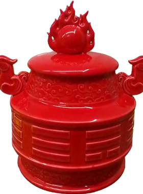 丹凤日月堂北方是非陶瓷八卦炉