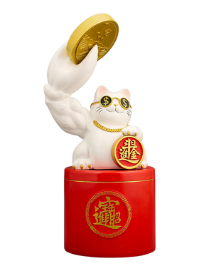 招财猫摆件玄关装饰品店铺开业