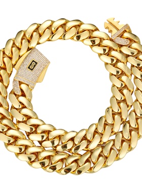 12-20MM镀金大金链子古巴