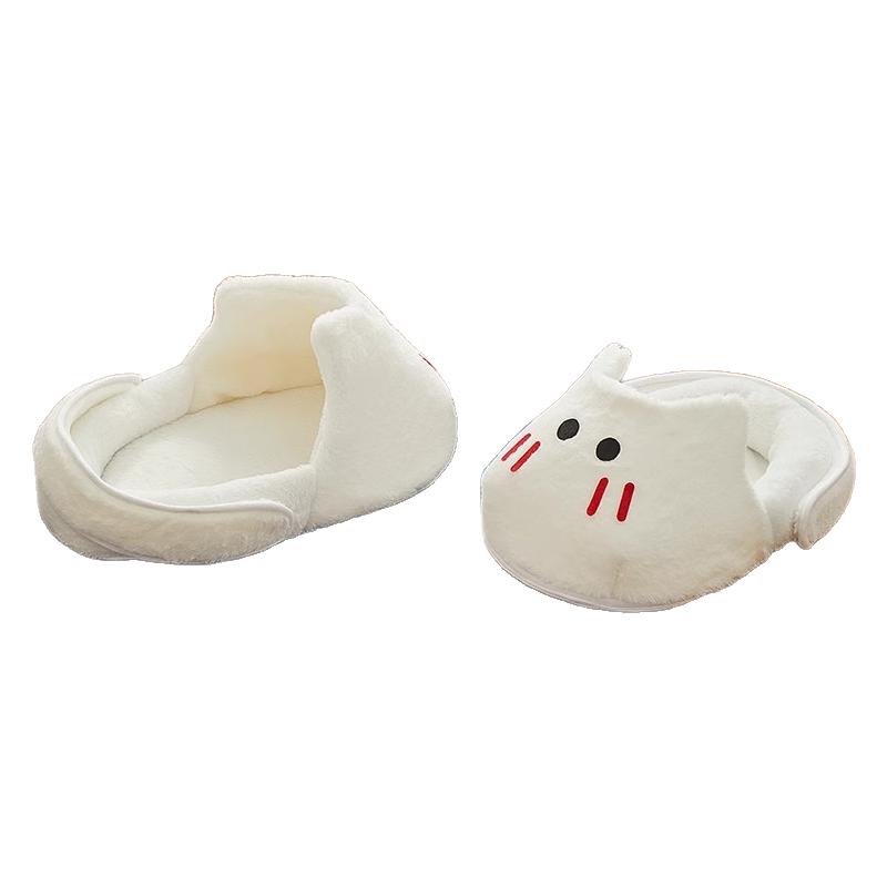 拖鞋猫窝四季通用半封闭式安全感躲避屋冬季保暖秋冬小猫睡觉的窝
