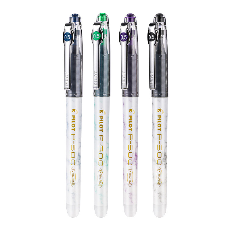 �ձ�PILOT���� P500 ���Ա� ֱҺʽ���ˮ�� 0.5mm �ں��� ѧ���߿������� ������ ����ֵ �ٷ���Ʒ 6.96Ԫ