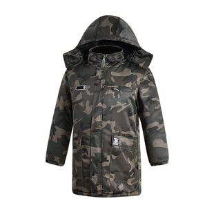 棉衣男冬季加厚迷彩棉袄男款冷库防寒服保暖中长款劳保工装冬外套