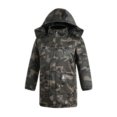 棉衣男冬加厚中长款大衣冷库跨境