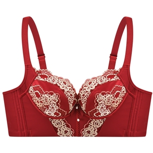 商场同款MYBODY新款内衣聚拢重调整型记忆钢圈重工蕾丝文胸胸罩女