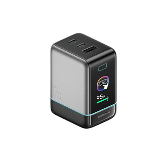 CUKTECH酷态科6号屏显充ultra氮化镓充电器100W笔记本PD三口65W充电头适用于苹果小米华为手机iPhone17ProMax